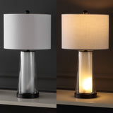 Retro 26" Modern Minimalist Glass/Iron Nightlight LED Table Lamp Set 2