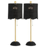 Black/Brass Gold (Set of 2)