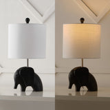 Koda Eclectic Southwestern Resin/Iron Elephant LED Kids Table Lamp