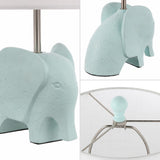 Koda Eclectic Southwestern Resin/Iron Elephant LED Kids Table Lamp