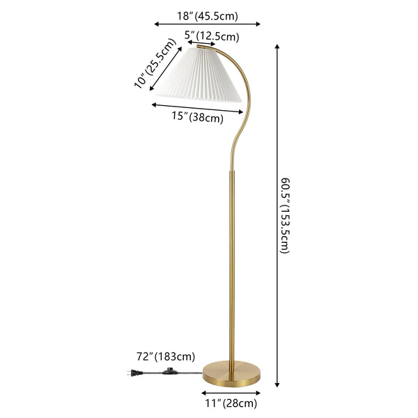 Dimension Image Brass Gold/White