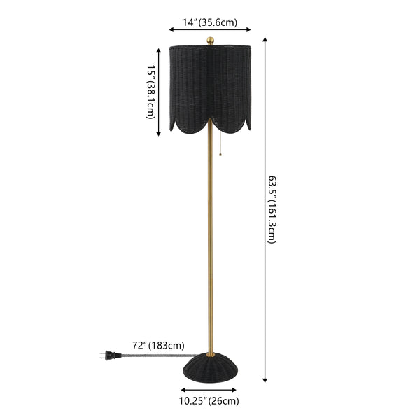 Dimension Image Black/Brass Gold