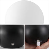 Silverpine 9.5 in. Modern Minimalist Metal Rechargeable Integrated Dimmable LED Table Lamp with Touch Sensor