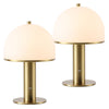 Brass Gold/White (Set of 2)