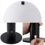 Wildwood 12.3 in. Modern Metal Rechargeable Integrated Dimmable LED Table Lamp with Touch Sensor