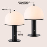 Wildwood 12.3 in. Modern Metal Rechargeable Integrated Dimmable LED Table Lamp with Touch Sensor