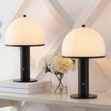 Wildwood 12.3 in. Modern Metal Rechargeable Integrated Dimmable LED Table Lamp with Touch Sensor
