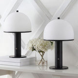 Wildwood 12.3 in. Modern Metal Rechargeable Integrated Dimmable LED Table Lamp with Touch Sensor