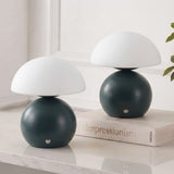 Arbor 7.3 in. Modern Minimalist Metal and Glass Rechargeable Integrated Touch Sensor Dimmable LED Table Lamp