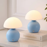 Arbor 7.3 in. Modern Minimalist Metal and Glass Rechargeable Integrated Touch Sensor Dimmable LED Table Lamp