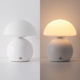 Arbor 7.3 in. Modern Minimalist Metal and Glass Rechargeable Integrated Touch Sensor Dimmable LED Table Lamp