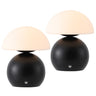 Matte Black/White (Set of 2)