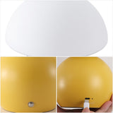 Arbor 7.3 in. Modern Minimalist Metal and Glass Rechargeable Integrated Touch Sensor Dimmable LED Table Lamp