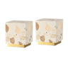 Ivory/Brass Gold (Set of 2)