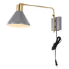 Grey/Brass Gold