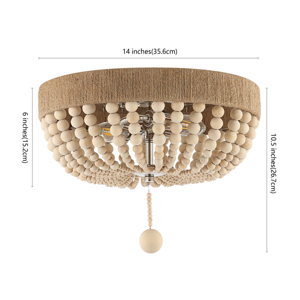 Dimension Image Light Taupe/Chrome / 2 Light