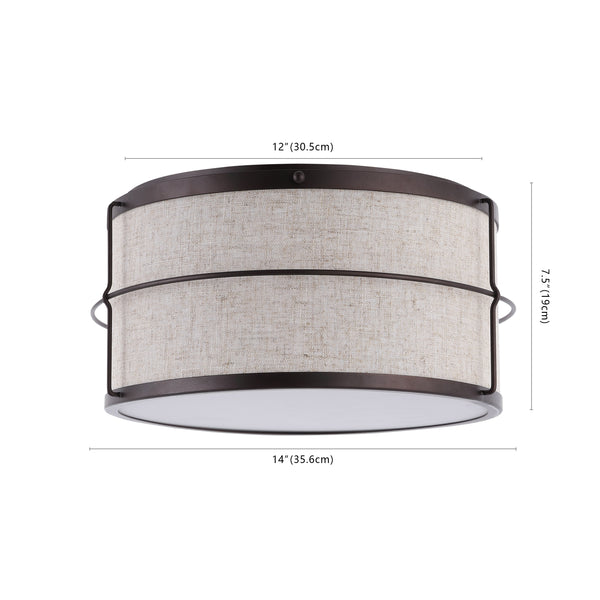 Dimension Image Oil Rubbed Bronze / 2 Light