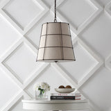 Barnes 19" Rustic Farmhouse Iron LED Flush Mount
