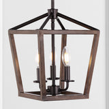 Dean 10" Iron Farmhouse Industrial Lantern LED Pendant