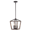 Oil Rubbed Bronze/Faux Wood