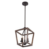 Dean 10" Iron Farmhouse Industrial Lantern LED Pendant