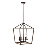 Dean 10" Iron Farmhouse Industrial Lantern LED Pendant