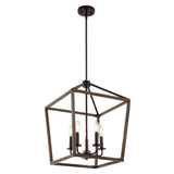 Dean 10" Iron Farmhouse Industrial Lantern LED Pendant