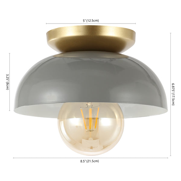 Dimension Image Gray/Gold Painting / 1 Light