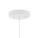 Sofia 17.5" Farmhouse Coastal Rattan 180" Cord Plug-In or Hardwired LED Pendant