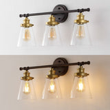 Cedar 23.75" 3-Light Traditional Farmhouse Vanity Light with Bathroom Hardware Accessory Set