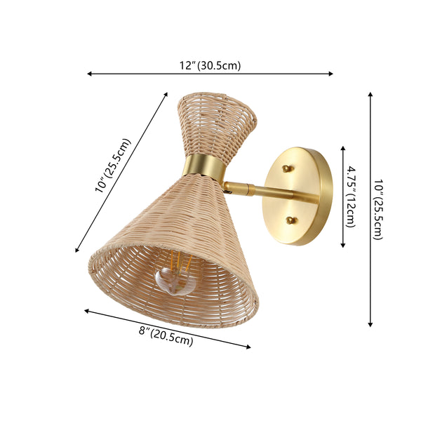 Dimension Image Light Brown/Brass Gold