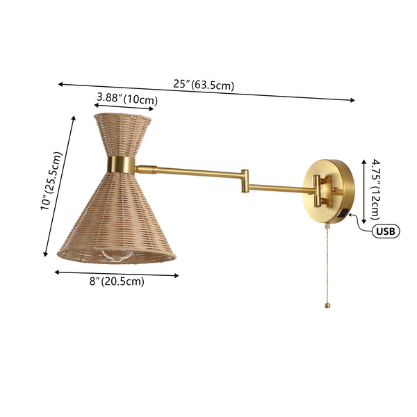 Dimension Image Light Brown/Brass Gold