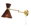Dark Brown/Brass Gold