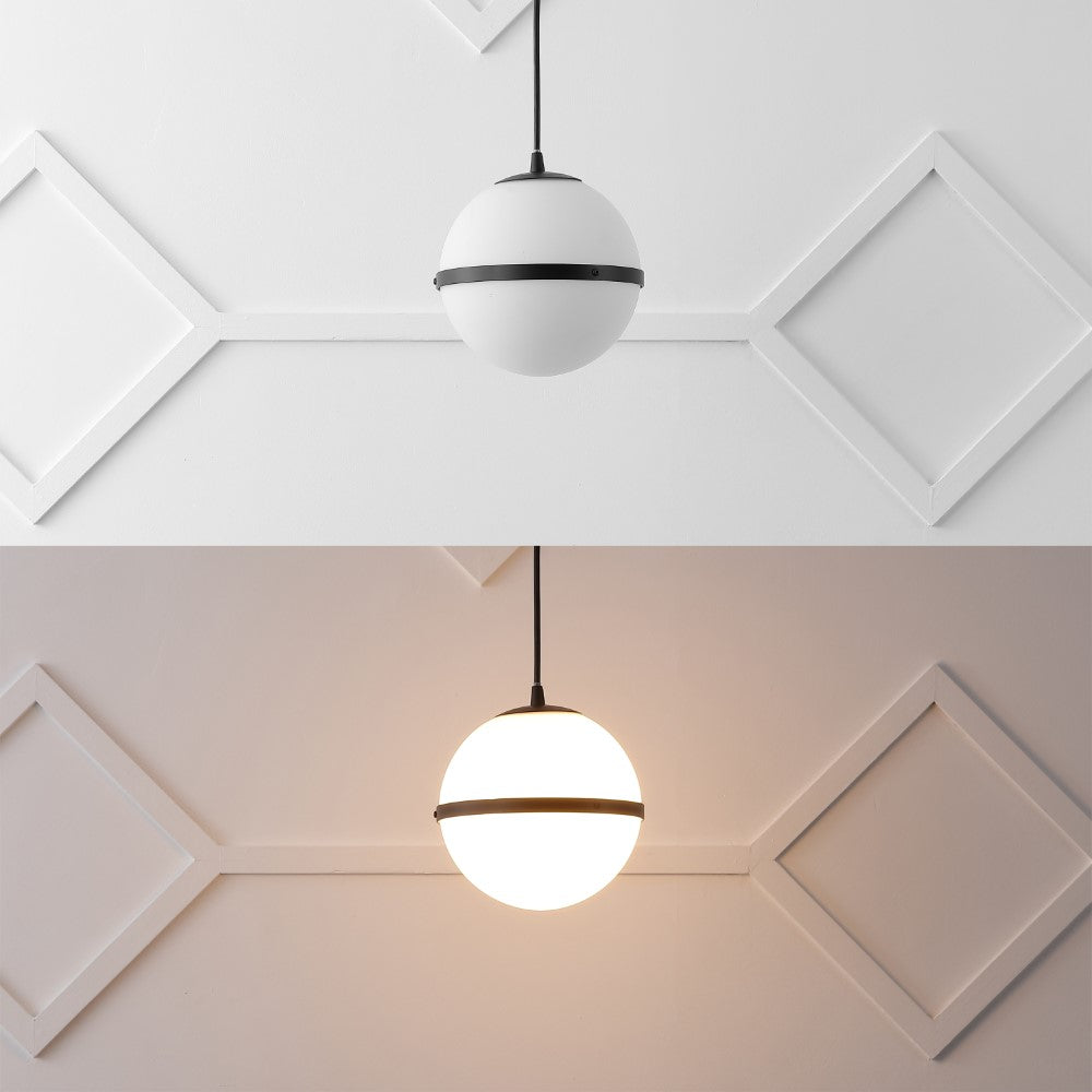 Mango 8" Modern Minimalist Globe LED Pendant Light