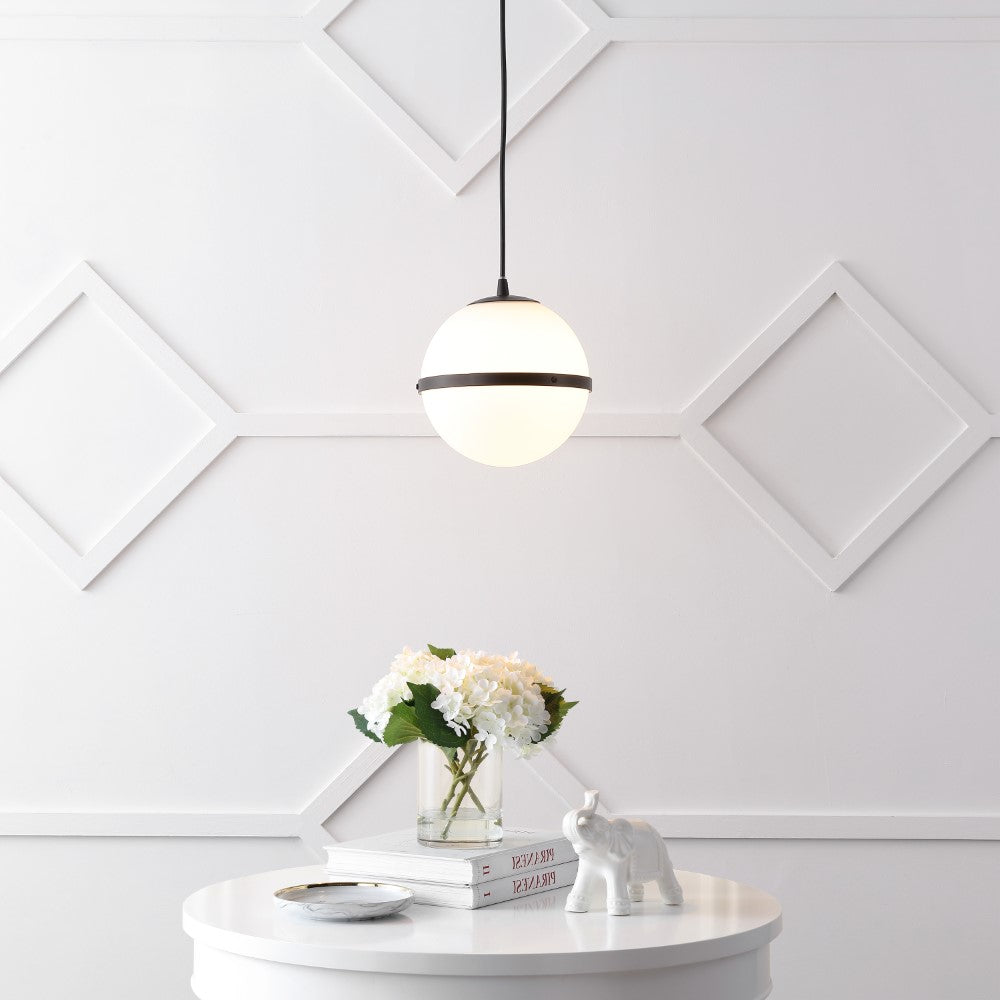 Mango 8" Modern Minimalist Globe LED Pendant Light