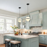 Mango 8" Modern Minimalist Globe LED Pendant Light