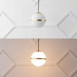 Mango 8" Modern Minimalist Globe LED Pendant Light