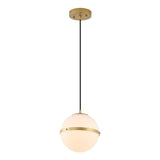 Mango 8" Modern Minimalist Globe LED Pendant Light