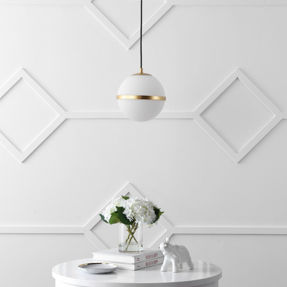 Mango 8" Modern Minimalist Globe LED Pendant Light