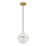 Mango 8" Modern Minimalist Globe LED Pendant Light