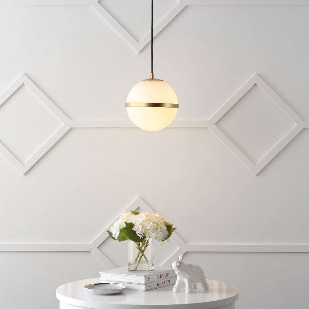 Mango 8" Modern Minimalist Globe LED Pendant Light