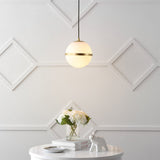 Mango 8" Modern Minimalist Globe LED Pendant Light