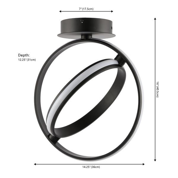 Dimension Image Black / 1 Light