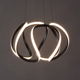 Euphoria 18.5" Contemporary Designer Aluminum/Iron Scribble Integrated LED Pendant Light