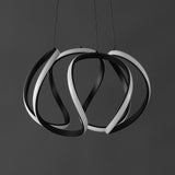 Euphoria 18.5" Contemporary Designer Aluminum/Iron Scribble Integrated LED Pendant Light