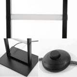 Addlon 59.3" Minimalist Modern Iron Ladder Dimmable Integrated LED Floor Lamp
