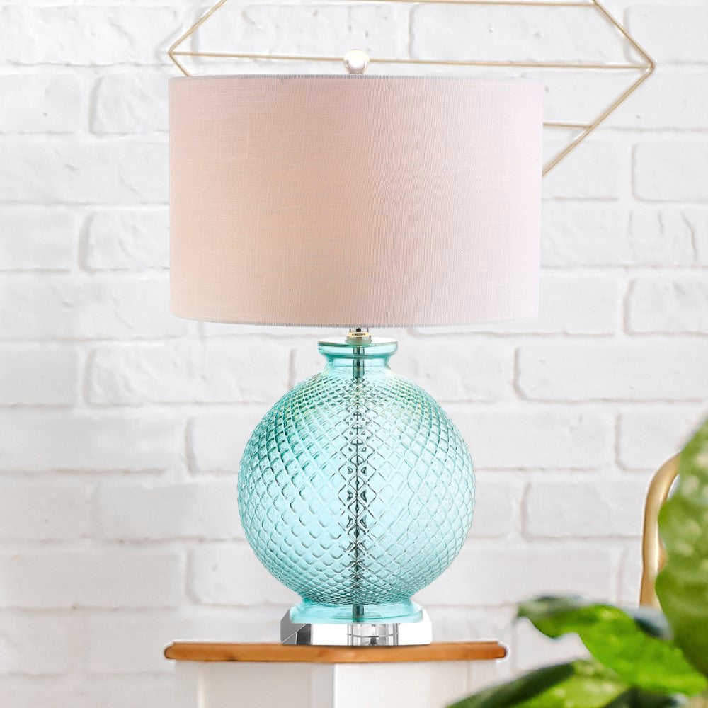 Demi 26" Glass and Crystal LED Table Lamp
