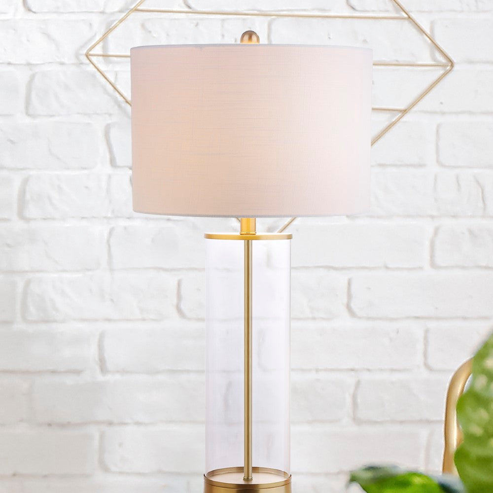 Saul 29" Glass LED Table Lamp