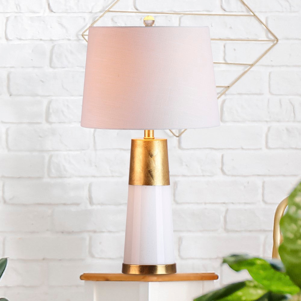 Trent 26.25" Bubble Glass LED Table Lamp