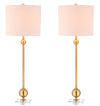 Brass with Crystal Base (Set of 2)